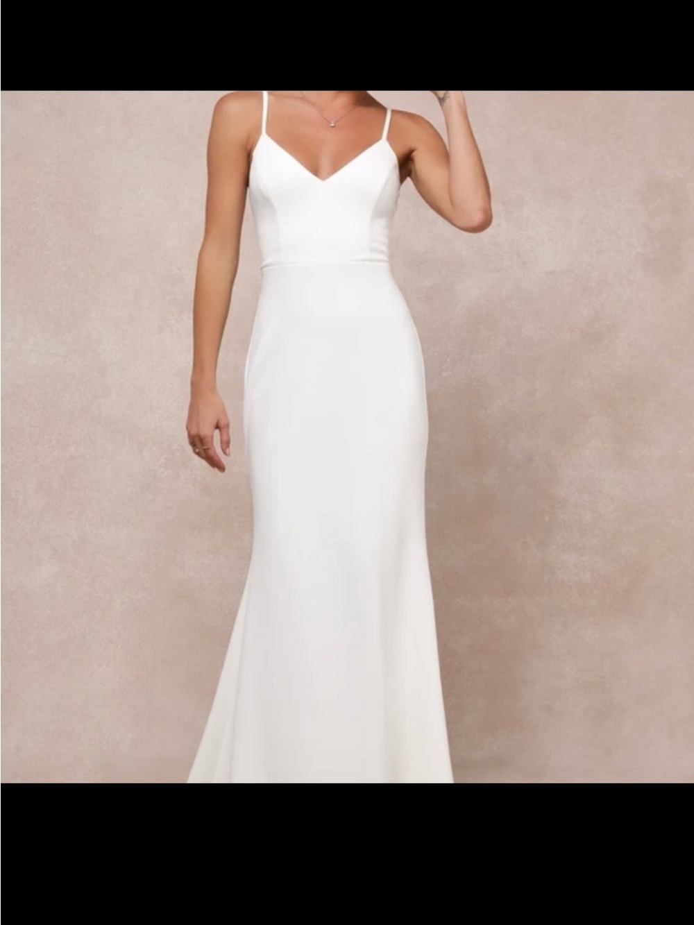 Lulus feeling of forever Wedding Dress